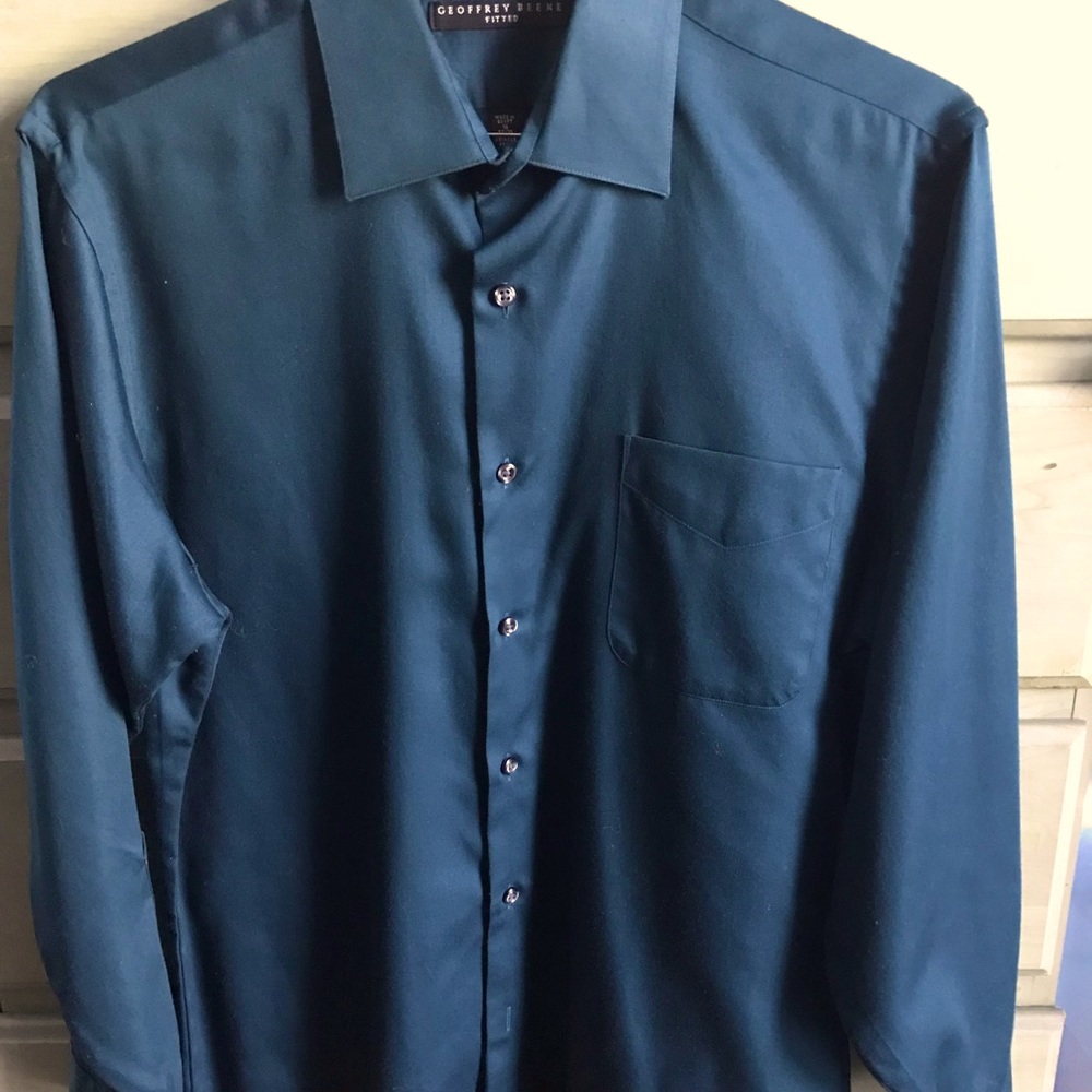 Geoffrey Beene Mens button down size 16 32/33